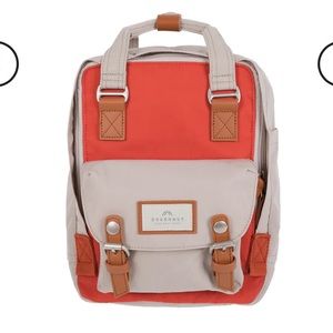 Doughnut Outdoor Adventure Macaroon Mini in Pumpkin/ Ivory Backpack